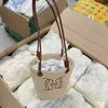 Túi cói dây rút miệng 28cm đáy 18cm