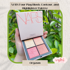 Bảng má NARS Orgasm Four Play Blush, Contour, and Highlighter Palette