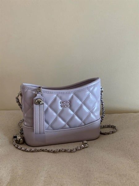 Túi Chio2nd dây quai da phối xích 19cm