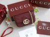 Túi Gucci đỏ rượu mini 17cm