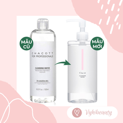 Nước tẩy trang Chacott mẫu mới vòi nhấn 500ml