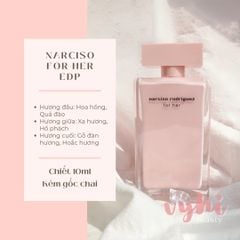 (Chai gốc) Nước hoa Narciso Rodriguez For Her hồng phấn