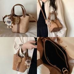 Túi Chio2nd 13 x 15cm kèm charm cừu lục lạc