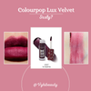 Son kem Colourpop Lux Velvet Maria Le