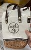 Túi gift Hermes customize từ túi vải Hermes 18x25x15 cm