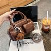 Túi Chio2nd 2 túi kèm charm gấu 23 cm