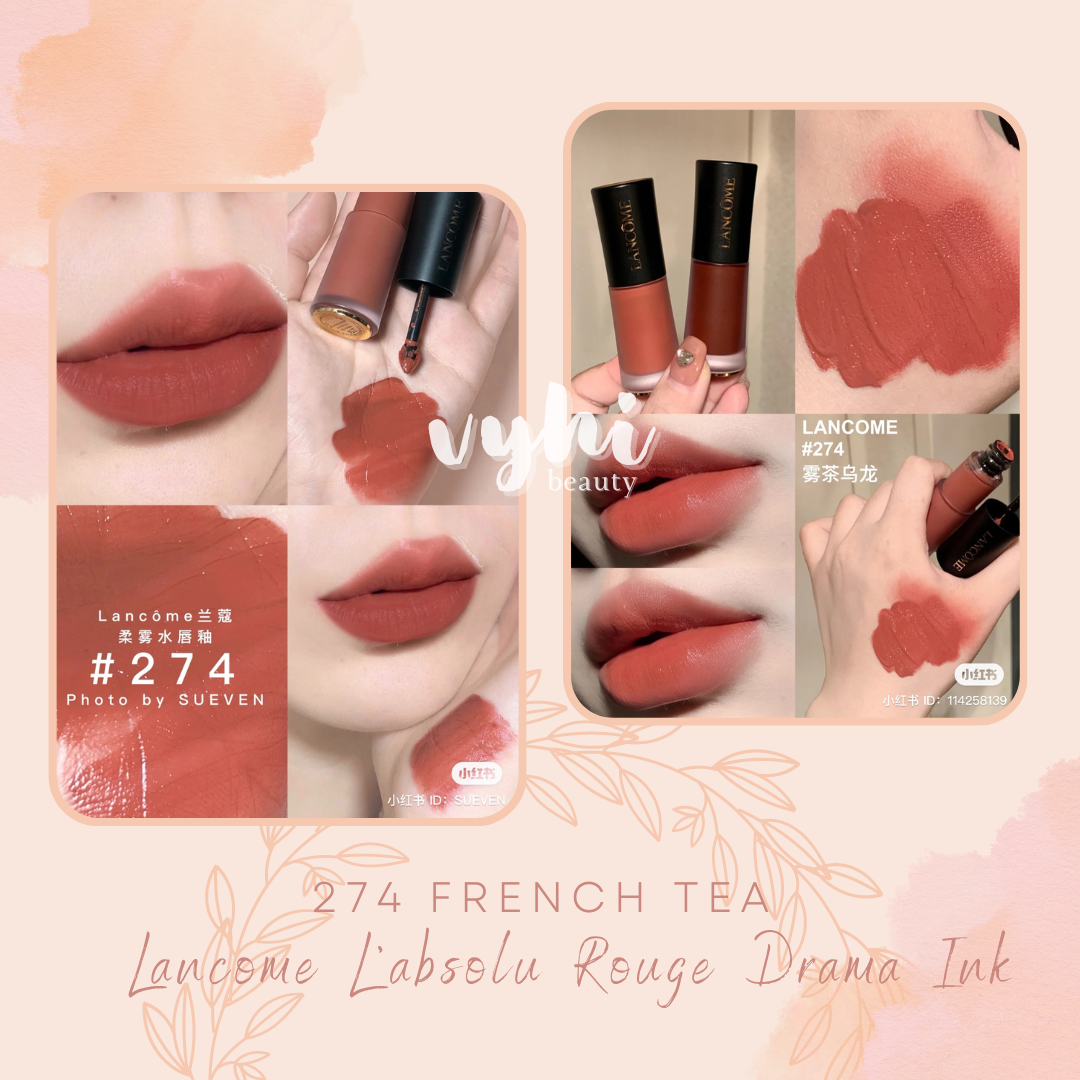 Son kem Lancome L'absolu Rouge Drama Ink Semi-matte Lip Ink Fullbox 6ml