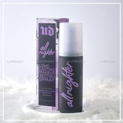 TÍM - Xịt makeup Urban Decay All Nighter Long Lasting ALL DAY Makeup Setting Spray 118ml