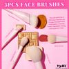Box Gift - Set cọ Jessup T495-G Crystal Pink Premium Vegan 14 cây