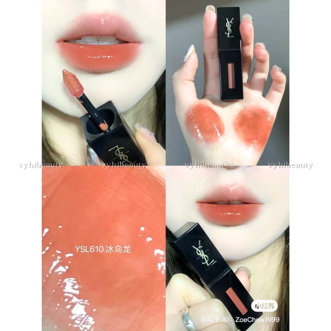 Levres Vinyl Vernis A Levres Ysl YSL Rouge Pur Couture Vernis A