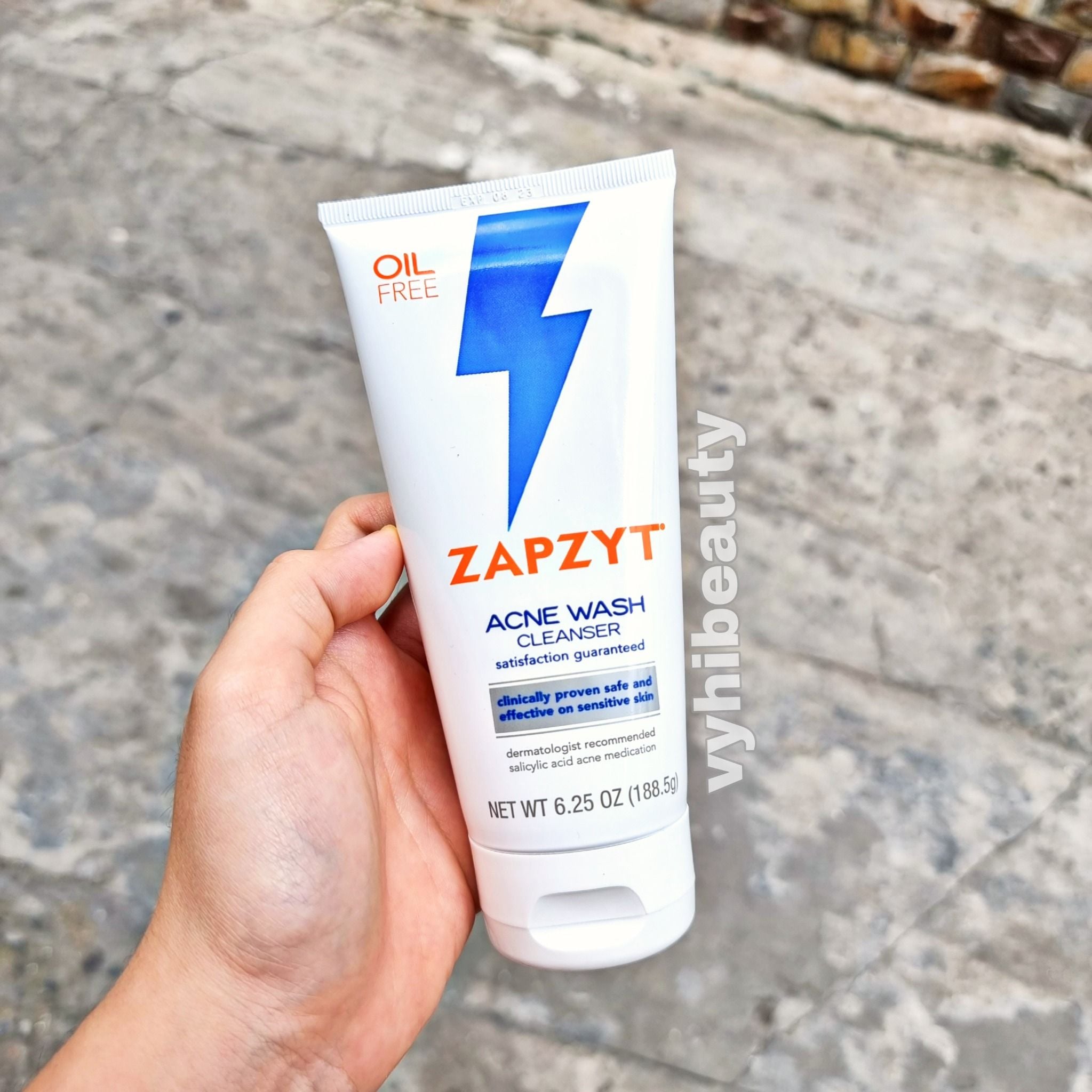 Sữa rửa mặt Zapzyt Acne Wash Cleanse 2% BH CosmeticsA 188ml Date 2023