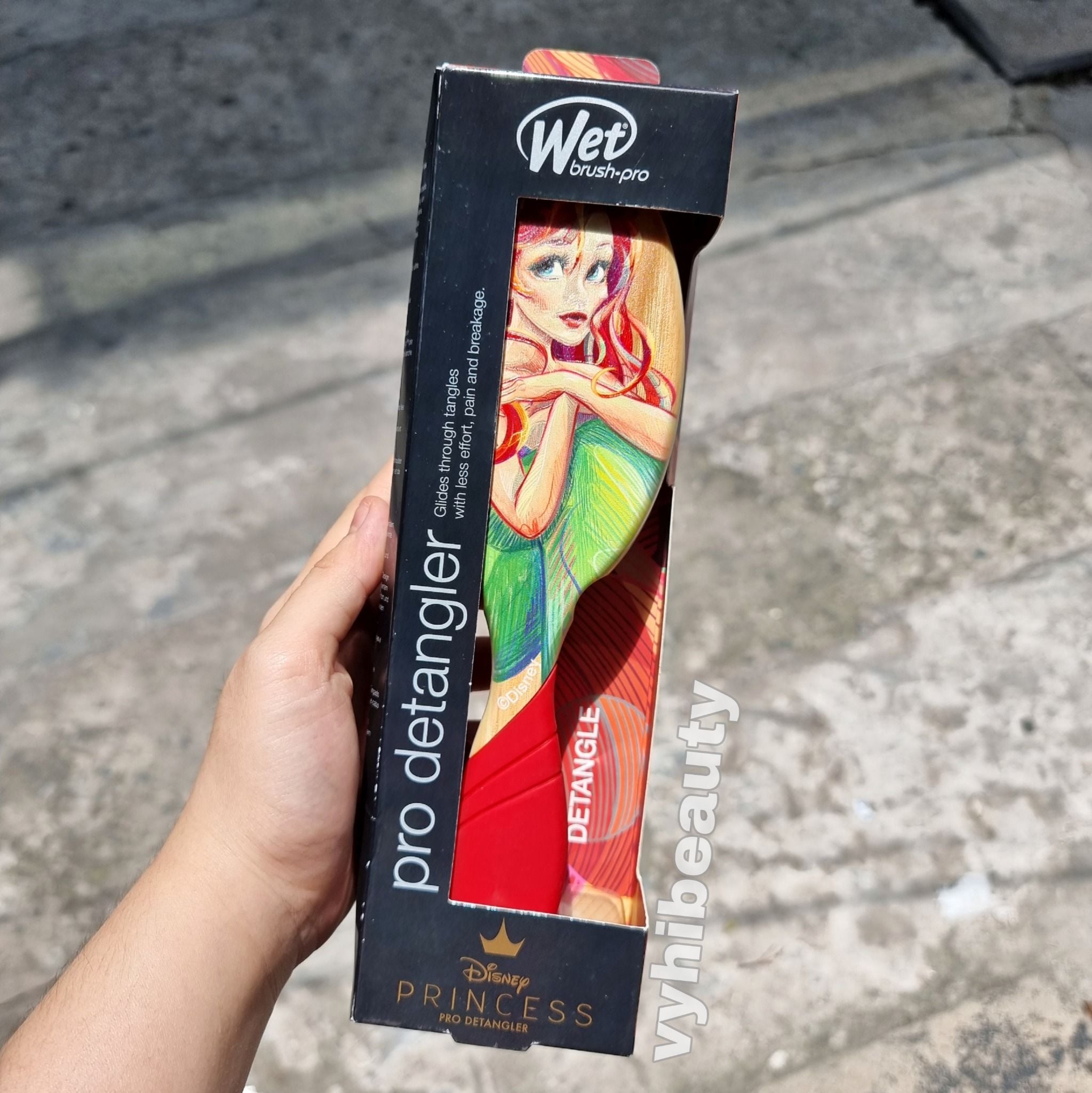 Lược Wet Brush Disney Princess Pro Detangler Thân gỗ
