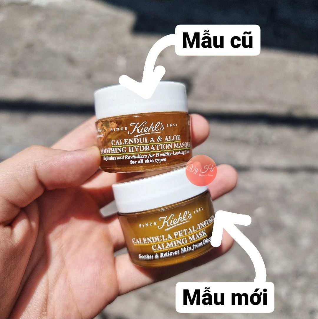 Mặt nạ Kiehl's Hoa Cúc Calendula Petal-infused Calming Mask mini 14ml