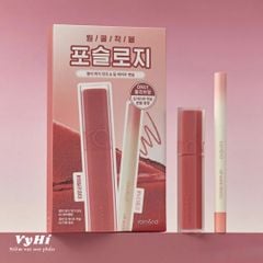 Set son Romand gồm 1 son kem 5g + 1 kẻ môi 0.5g