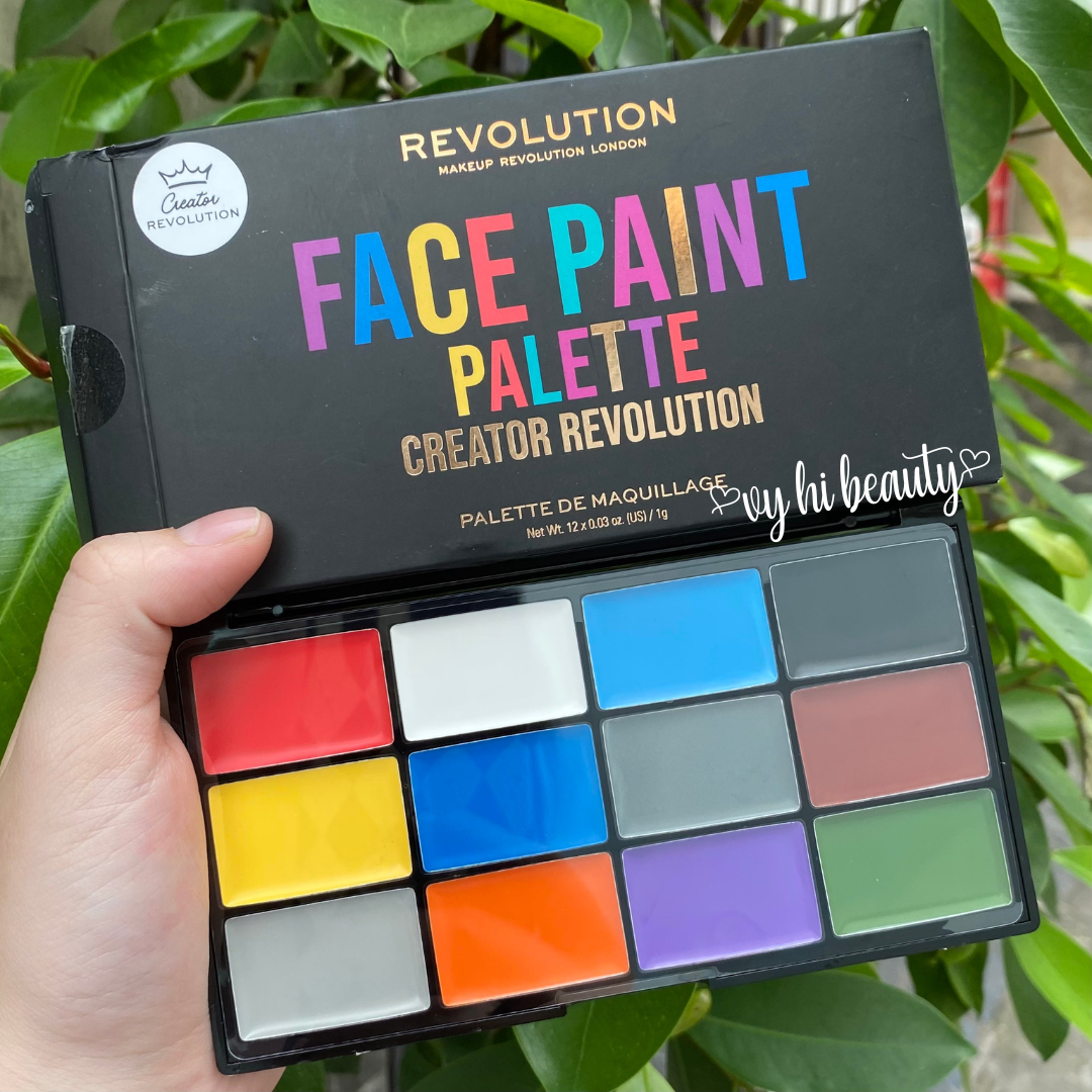 Bảng màu Revolution Face Paint Palette Creator 12 ô