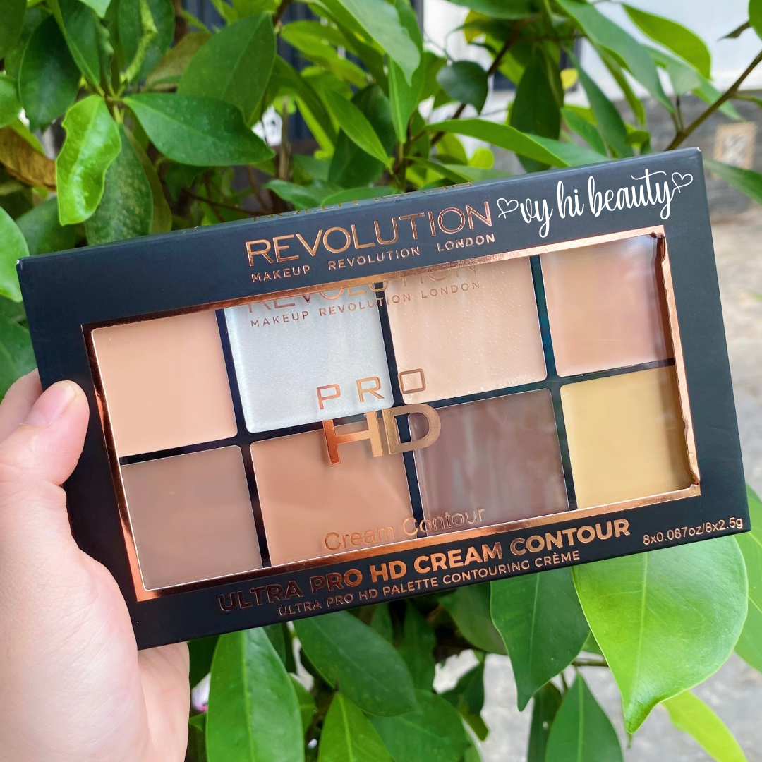 Bảng tạo khối Revolution Pro HD cream contour dạng kem 8 ô
