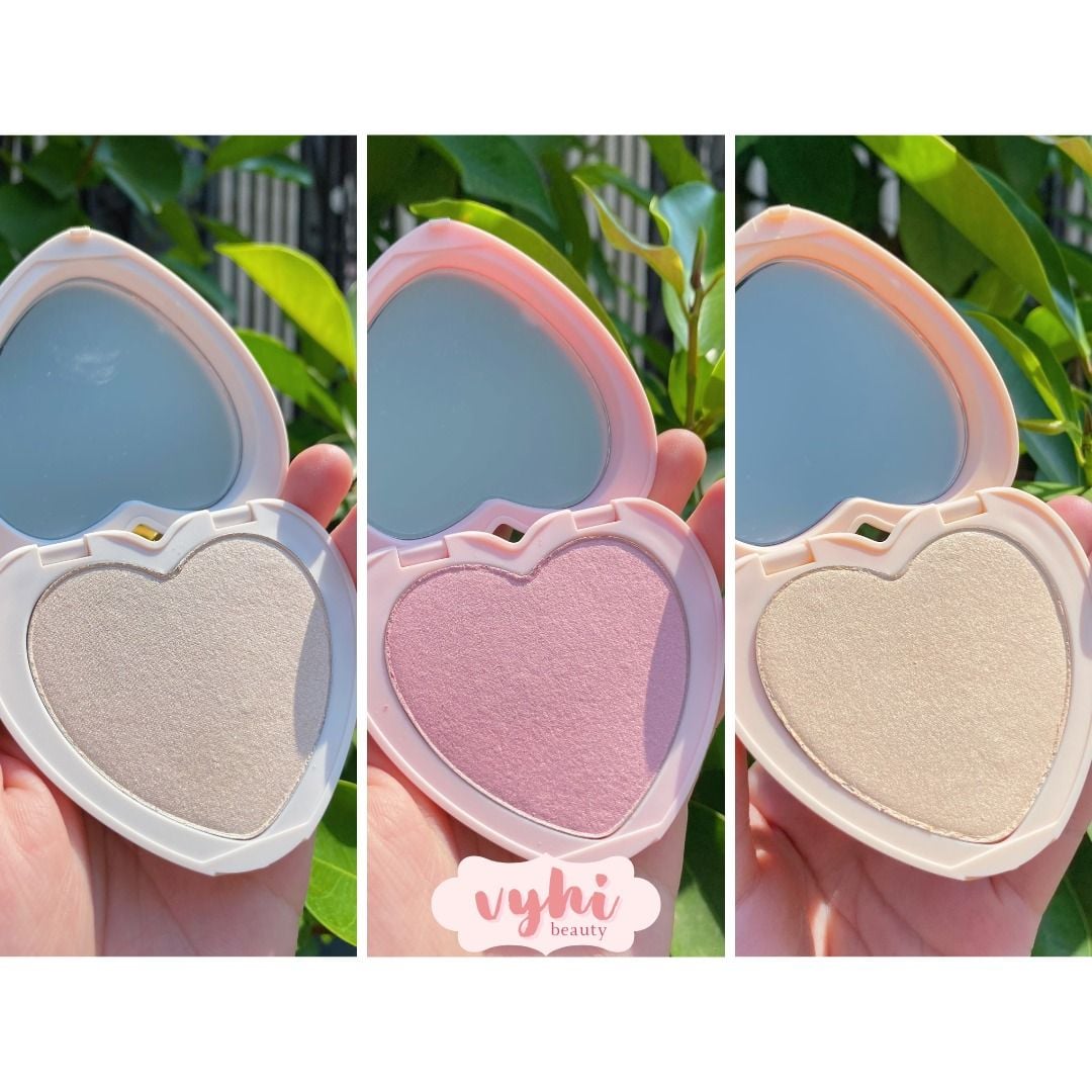 Phấn bắt sáng Colourpop Pressed Powder bản trái tim