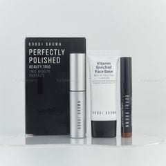 Set Bobbi Brown gồm 1 kem lót 15ml + 1 phấn mắt + 1 mascara