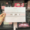 Túi giấy Dior hồng nơ hồng size 19.5 x 14 x 7 cm