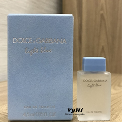 Nước hoa Dolce & Gabbana Eau de Toilette Light Blue 4.5ml - xanh
