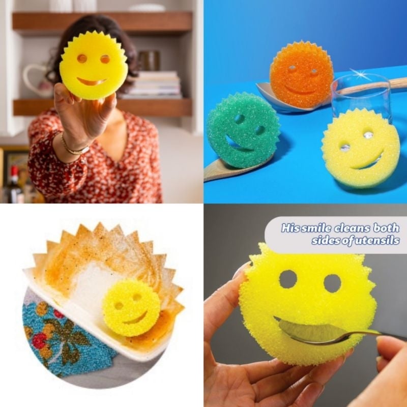 Set mút rửa chén Scrub Daddy 8 miếng