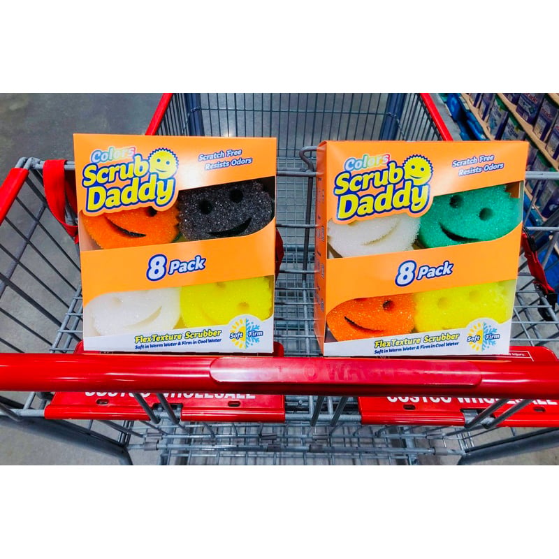 Set mút rửa chén Scrub Daddy 8 miếng