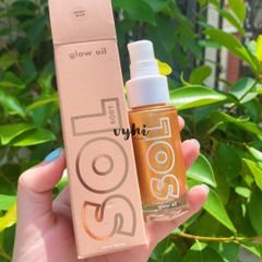 Xịt nhũ body SOL Glow Oil 26ml mini