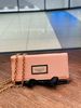 Túi đeo chéo Gucci kèm dây xích 15 x 6.5 x 3 cm