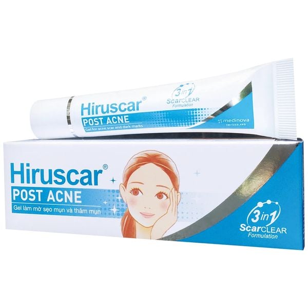  Kem trị mụn Hiruscar Anti Acne Spot gel tuýp 10g Thái Lan 