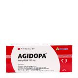  Agidopa 250 Methyldopa Hộp 2 vỉ Agimex 