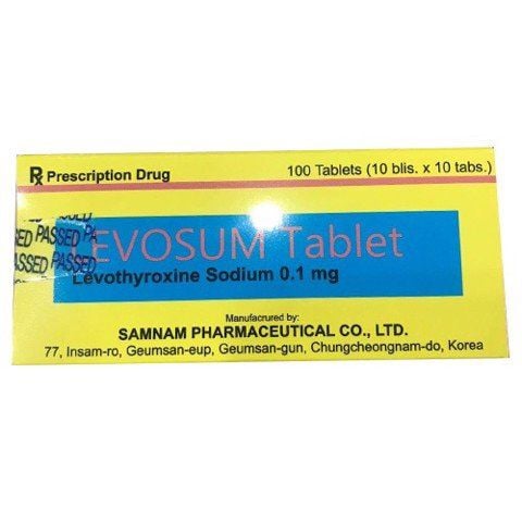 Levosum 0.1 Hộp 10 vỉ x 10 viên Hàn Quốc – Vicpharma
