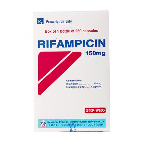  Rifampicin 150 Hộp 250 viên Mekophar 