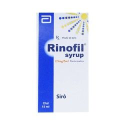  Rinofil Syrup 2,5Mg/5Ml 	Desloratadine 	Lọ 15ml 	Chile 