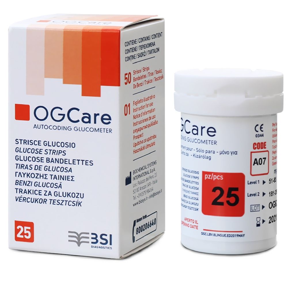  Que thử tiểu đường Ogcare 25 Que 