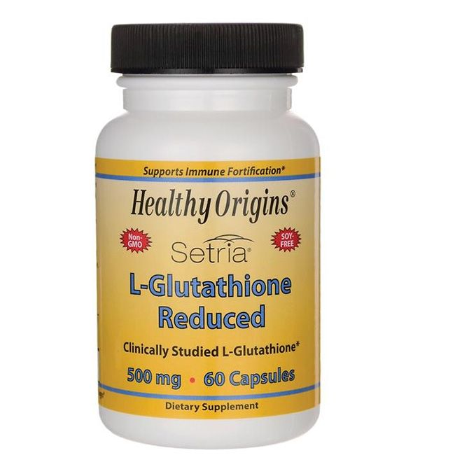  Healthy Origins L - Glutathione 500mg lọ 60 viên 