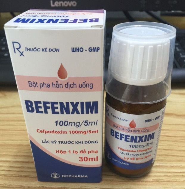  Befenxim Cefpodoxim 100mg/5ml chai 30ml 