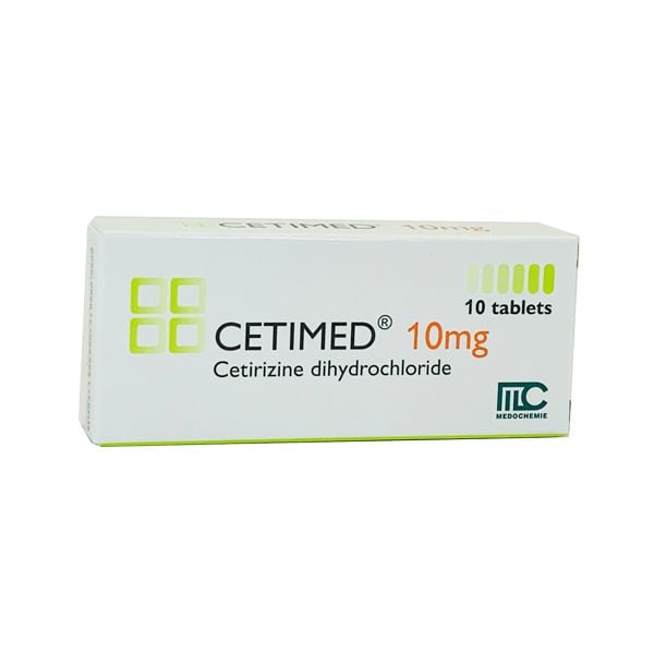  Cetimed 10mg hộp 10 viên 