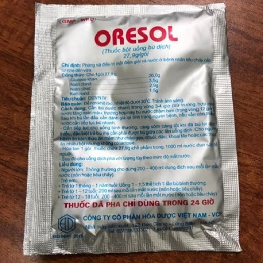  Oresol gói 27.9 Hóa Dược 