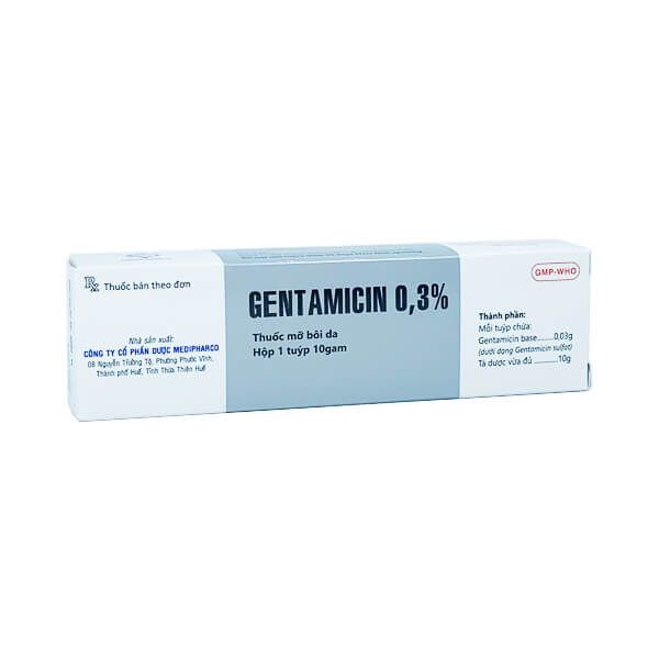  Gentamicin 0,3% 10g Huế 