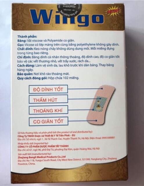  Wingo hộp 102 miếng 