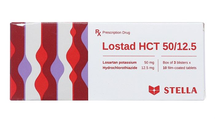  Lostad HCT 50mg/12.5mg hộp 30viên STD 