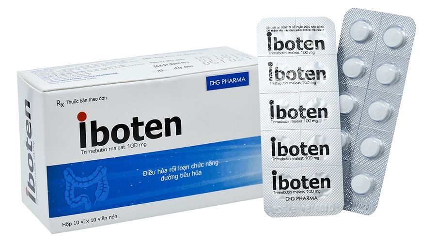  Iboten Trimebutin 100mh hộp 100 viên DHG 