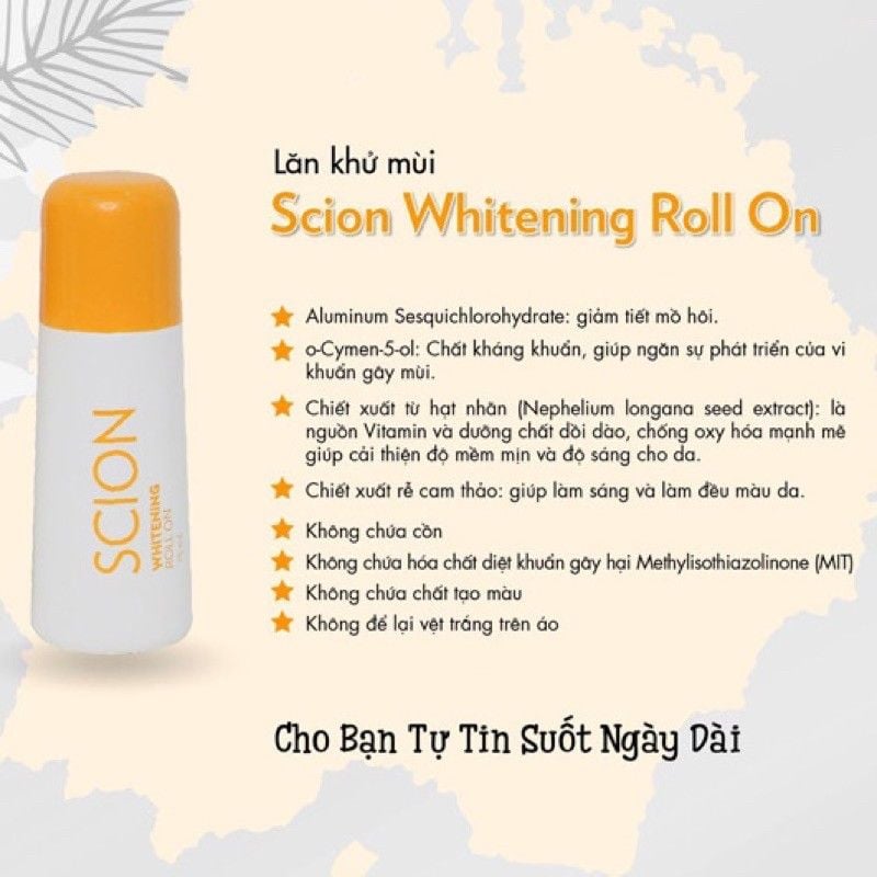 Lăn khử mùi Scion Nuskin 