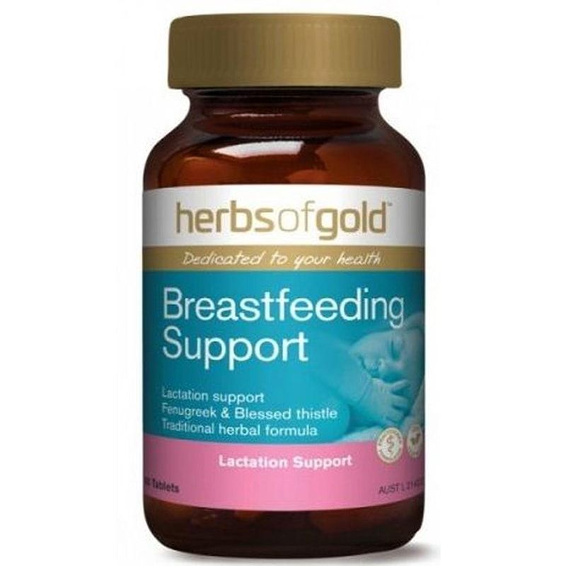  Viên uống lợi sữa Herbs Of Gold Breastfeeding Support 60 viên Úc 