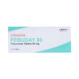  Febuday 80mg hộp 30 viên Ấn Độ 