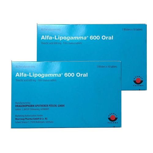  Alfa lipogamma 600 hộp 100 viên 