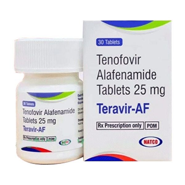  Teravir - AF 25mg lọ 30 viên 