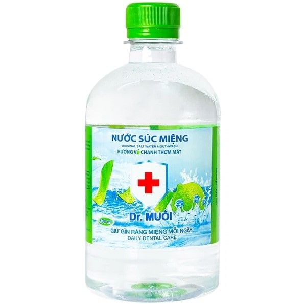  Nước súc miệng Dr muối hương chanh chai 500ml TPC 