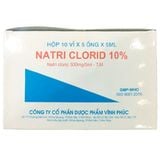  Natri clorid 10% hộp 50 ống Vĩnh Phúc 