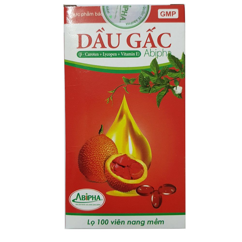  Viên dầu gấc Abiphar lọ 100 viên 